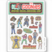 Die Goonies Retro Aufkleber Blatt Grafik (Vorderseite)