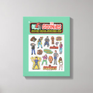 Die Goonies Retro Aufkleber Blatt Grafik Leinwanddruck