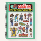 Die Goonies Retro Aufkleber Blatt Grafik Notizblock (Vorderseite)