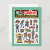 Die Goonies Retro Aufkleber Blatt Grafik Postkarte (Vorne/Hinten)