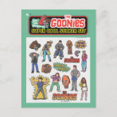 Die Goonies Retro Aufkleber Blatt Grafik Postkarte (Vorderseite)