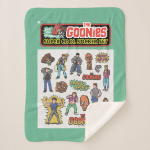 Die Goonies Retro Aufkleber Blatt Grafik Sherpadecke
