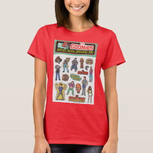 Die Goonies Retro Aufkleber Blatt Grafik T-Shirt