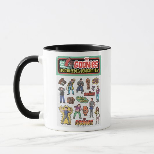 Die Goonies Retro Aufkleber Blatt Grafik Tasse (Links)