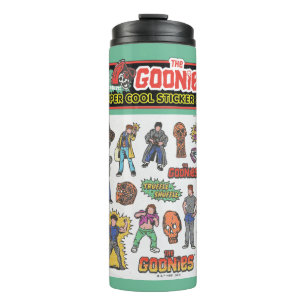 Die Goonies Retro Aufkleber Blatt Grafik Thermosbecher