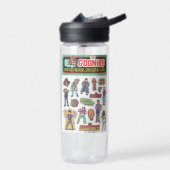 Die Goonies Retro Aufkleber Blatt Grafik Trinkflasche (Links)
