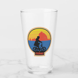 Die Goonies Retro Mikey Riding Bike Grafik Glas