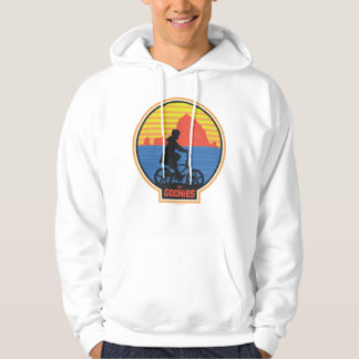 Die Goonies Retro Mikey Riding Bike Grafik Hoodie