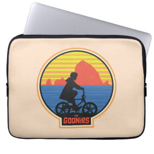 Die Goonies Retro Mikey Riding Bike Grafik Laptopschutzhülle
