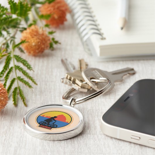 Die Goonies Retro Mikey Riding Bike Grafik Schlüsselanhänger (Seite)