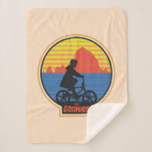 Die Goonies Retro Mikey Riding Bike Grafik Sherpadecke (Vorderseite)