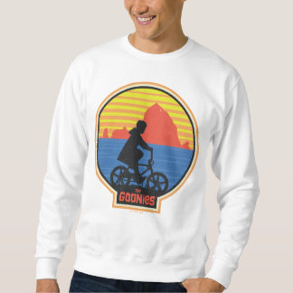 Die Goonies Retro Mikey Riding Bike Grafik Sweatshirt