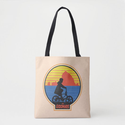 Die Goonies Retro Mikey Riding Bike Grafik Tasche (Vorderseite)