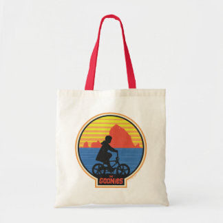 Die Goonies Retro Mikey Riding Bike Grafik Tragetasche