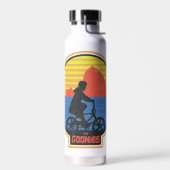 Die Goonies Retro Mikey Riding Bike Grafik Trinkflasche (Links)