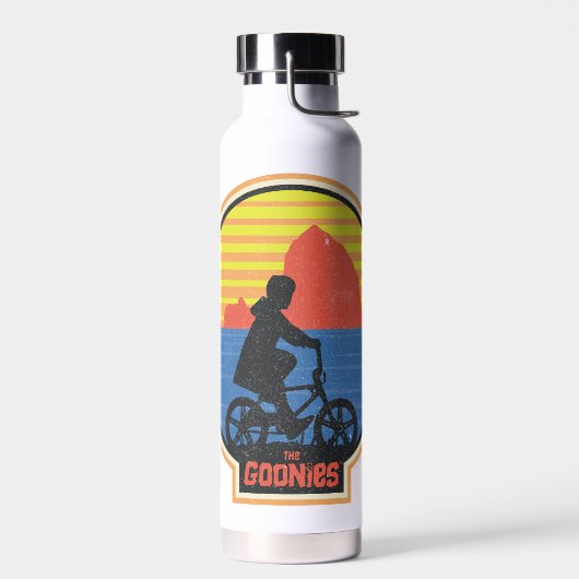 Die Goonies Retro Mikey Riding Bike Grafik Trinkflasche (Links)