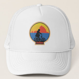Die Goonies Retro Mikey Riding Bike Grafik Truckerkappe