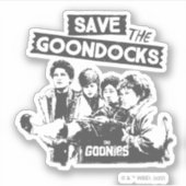 Die Goonies "Rettete die Ziegenanken" Aufkleber (Vorderseite)