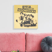 Die Goonies "Rettete die Ziegenanken" Leinwanddruck (Insitu (Wohnzimmer))