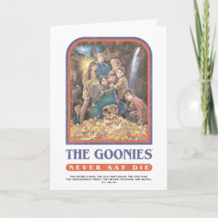 Die Goonies-Schatz-Jubiläumsplakat Karte
