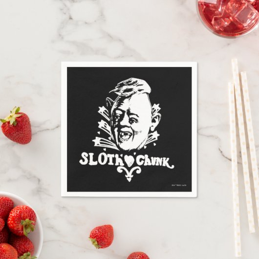 Die Goonies "Sloth-Kristall" Serviette (Beispiel)