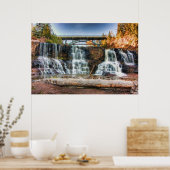 Die Gooseberiefälle Poster (Küche)