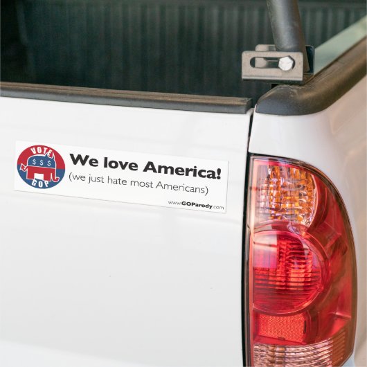 Die gop-Lieben Amerika Autoaufkleber (Auf Lkw)