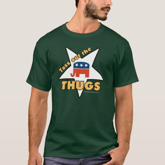 Die GOP THUGS raus! T-Shirt (Vorderseite)