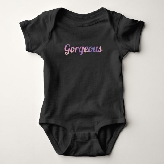 Die Gorgeous Edition Baby Strampler (Vorderseite)