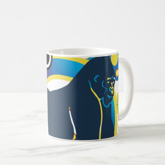 Die Gorilla-Tasse Kaffeetasse (VorderseiteRechts)