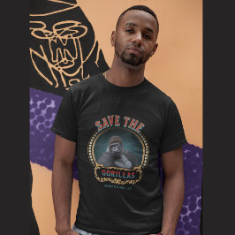 Die Gorillas gerettet | Gefährdete Arten T-Shirt