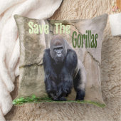 Die Gorillas gerettet Kissen (Decke)