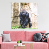 Die Gorillas gerettet Leinwanddruck (Insitu (Wohnzimmer))