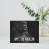 Die Gorillas gerettet Postkarte (Stehend Vorderseite)