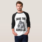 DIE GORILLAS-T - SHIRT gerettet (Vorne ganz)