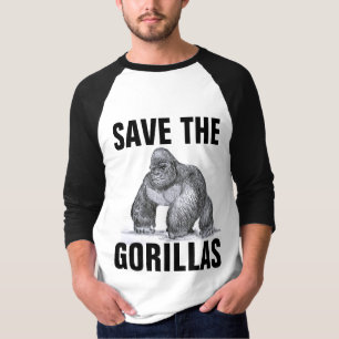 DIE GORILLAS-T - SHIRT gerettet