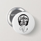 Die gospelloten Redewendungen Ästhetisch Christlic Button (Vorne & Hinten)