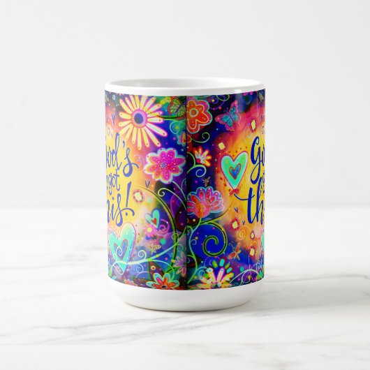 Die Got dieses Zitats durch hübsche Gottes Inspiri Kaffeetasse (Mittel)