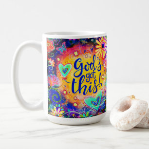 Die Got dieses Zitats durch hübsche Gottes Inspiri Kaffeetasse