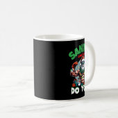 Die Got Gewinne des Weihnachtsmanns machen das fes Kaffeetasse (VorderseiteRechts)