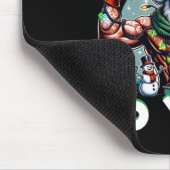 Die Got Gewinne des Weihnachtsmanns machen das fes Mousepad (Ecke)