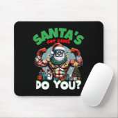 Die Got Gewinne des Weihnachtsmanns machen das fes Mousepad (Mit Mouse)