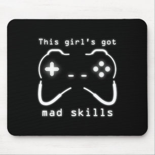 Die Got Mad Skills Video Game Controller Maus von  Mousepad