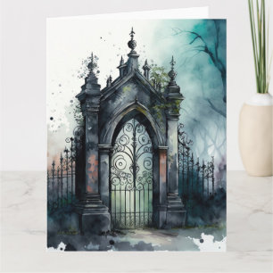 Die Gothic Cemetery Gate Serie Design 11 Karte