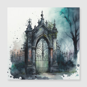 Die Gothic-Friedhofstor-Serie Design 11 Magnetkarte