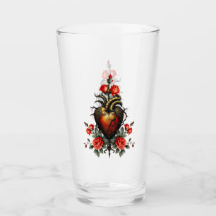 Die gotische Eleganz des Herzens Glas