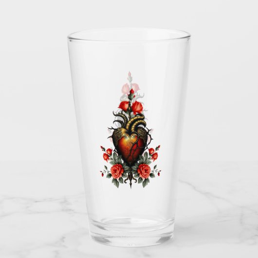 Die gotische Eleganz des Herzens Glas (Vorderseite)