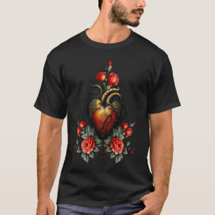 Die gotische Eleganz des Herzens T-Shirt