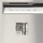 Die gotische Entablature Magnet (In Situ (Geschirrspüler))