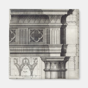 Die gotische Entablature Magnet